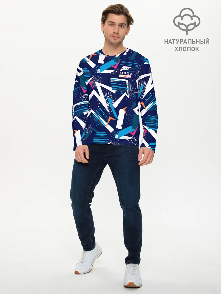 Мужской лонгслив базовый / Forza Horizon / Форза