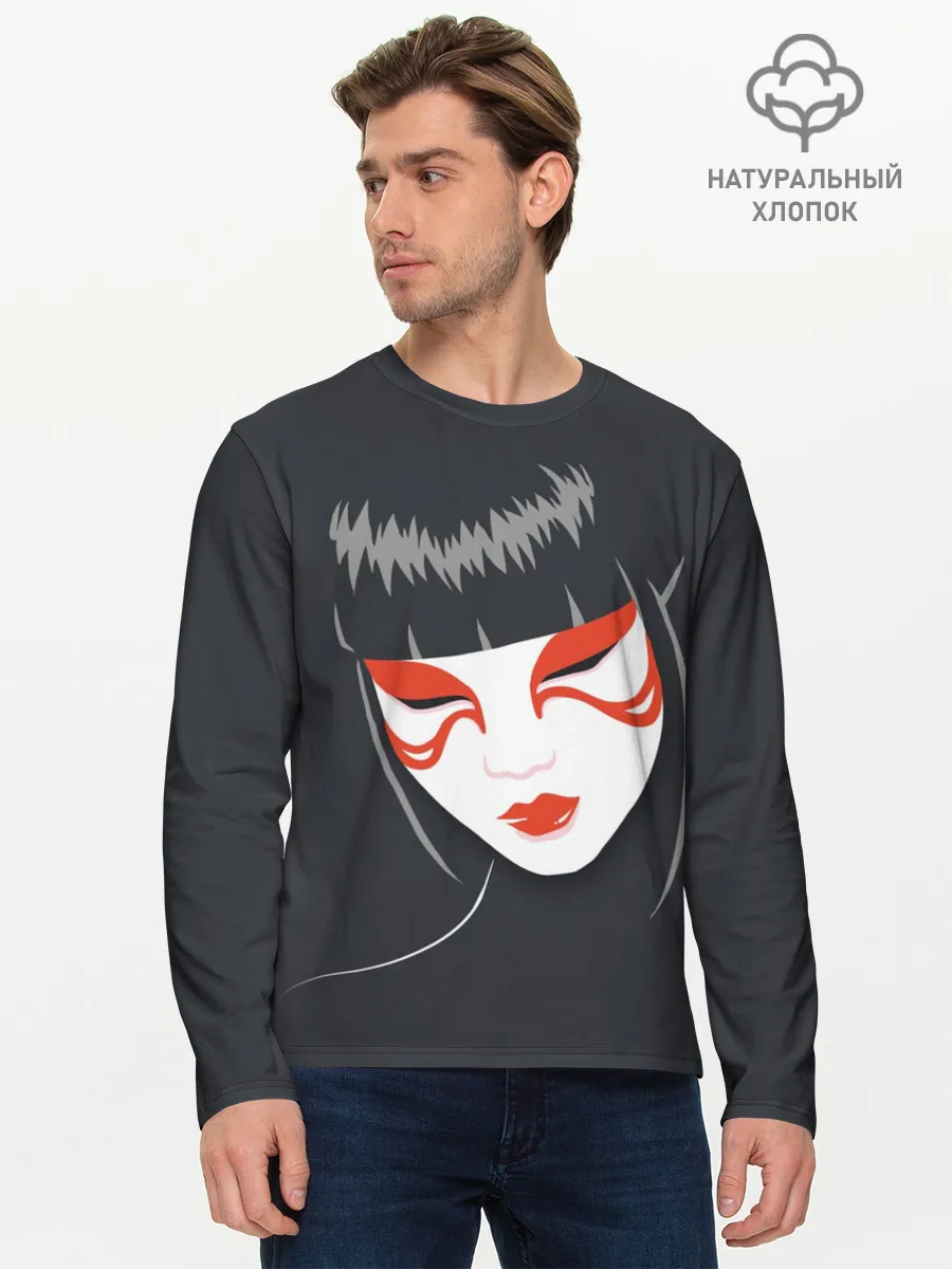 Мужской лонгслив базовый / Японка