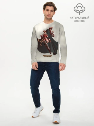 Мужской лонгслив базовый / Team Bison