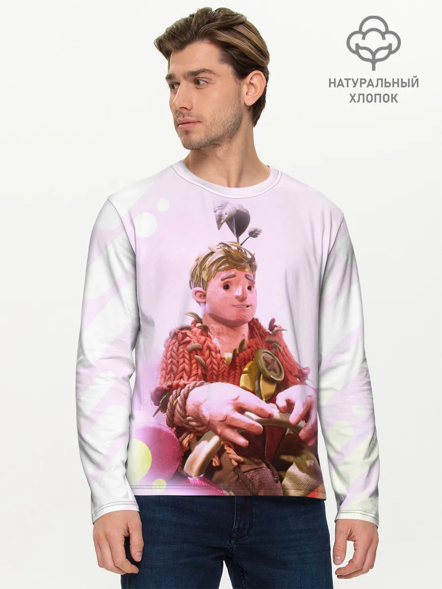 Мужской лонгслив базовый / It takes two | Коди