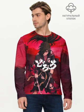 Мужской лонгслив базовый / Dororo Poster | Дороро Постер