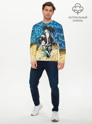 Мужской лонгслив базовый / Хяккимару с Дороро | DORORO