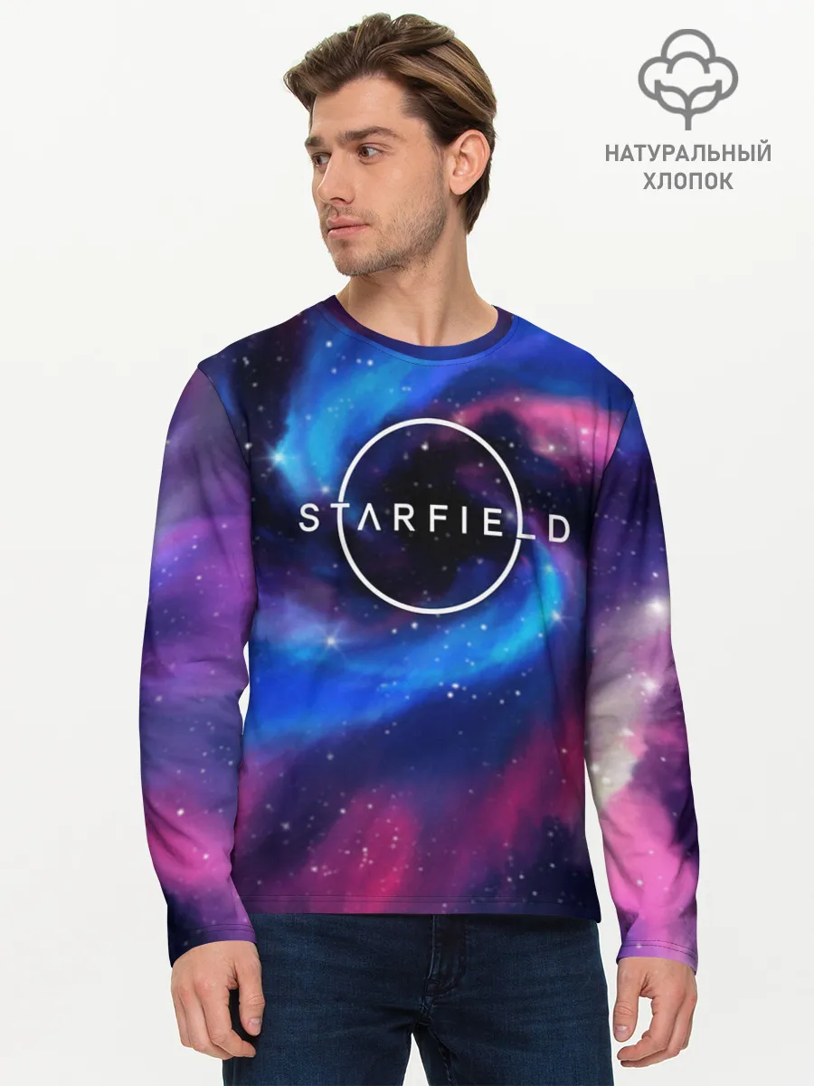 Мужской лонгслив базовый / Starfield / Старфилд