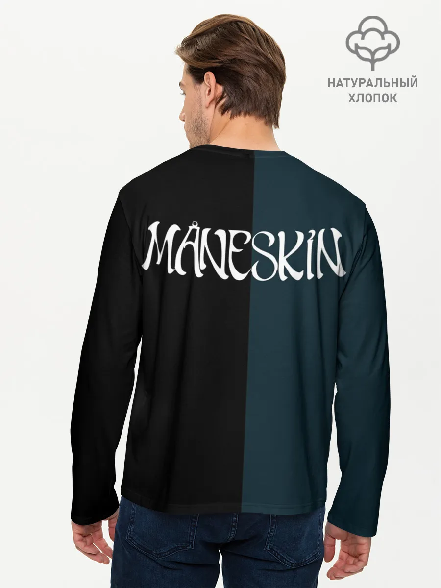 Мужской лонгслив базовый / Maneskin. New heroes