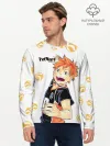 Мужской лонгслив базовый / Мощный удар Шоё Хината Haikyuu!!