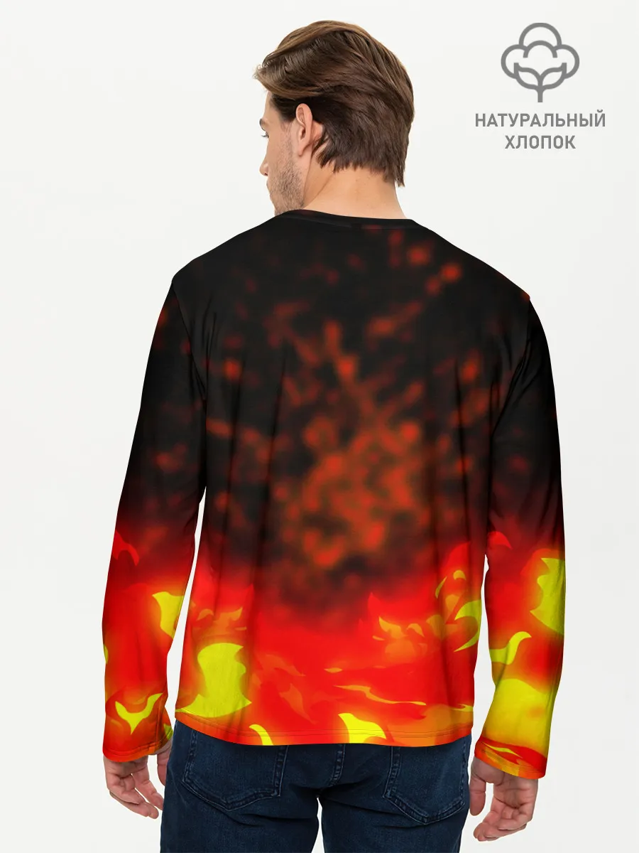 Мужской лонгслив базовый / Кёджуро Ренгоку