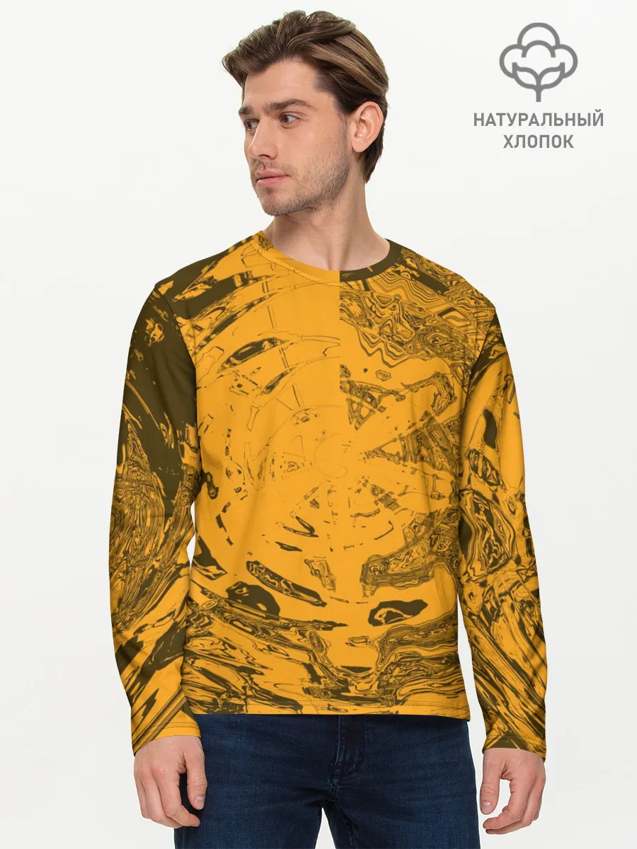 Мужской лонгслив базовый / Сплющенная сфера