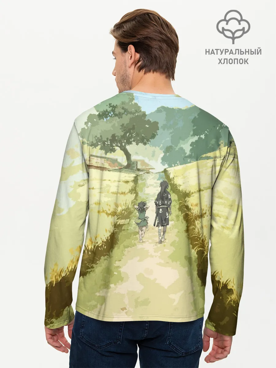Мужской лонгслив базовый / ХЯККИМАРУ И ДОРОРО