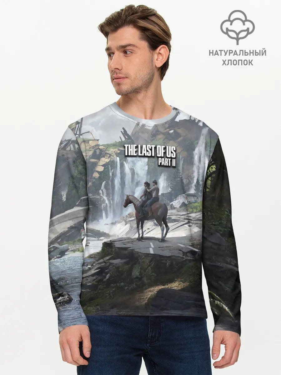 Мужской лонгслив базовый / Элли и Дина