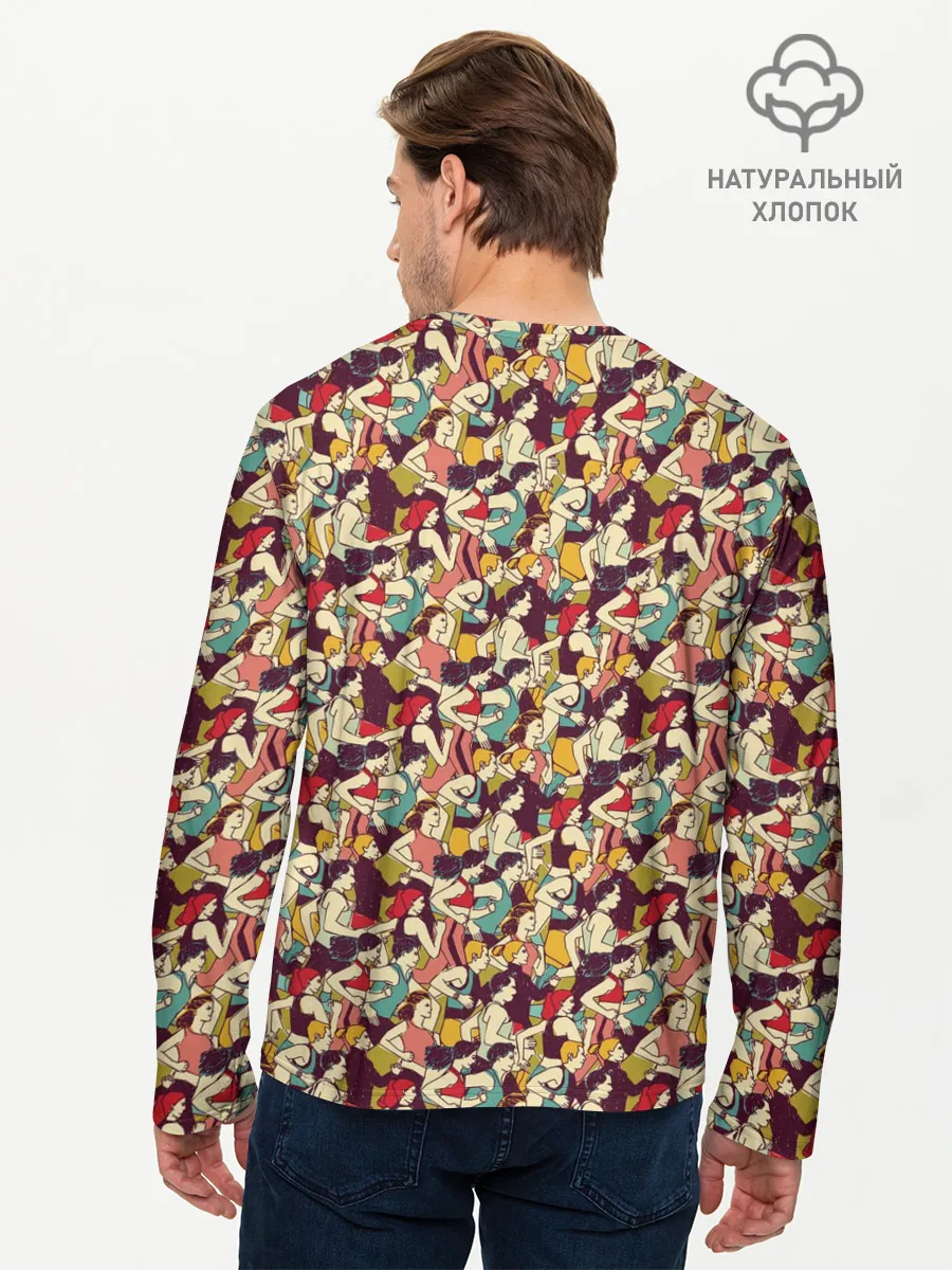 Мужской лонгслив базовый / Марафон