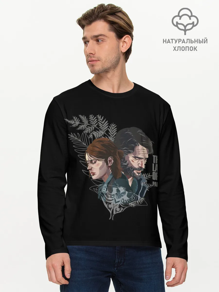 Мужской лонгслив базовый / Вместе навсегда