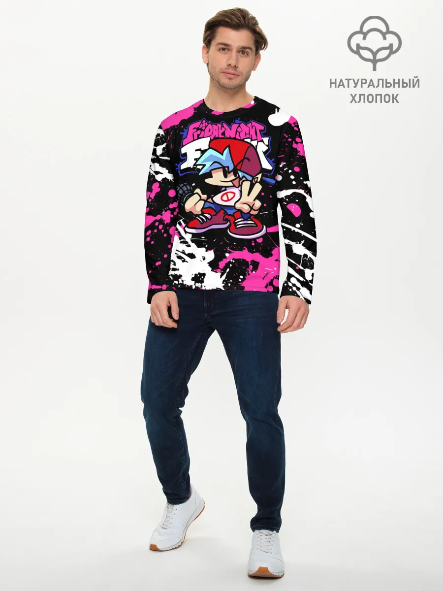 Мужской лонгслив базовый / Boyfriend