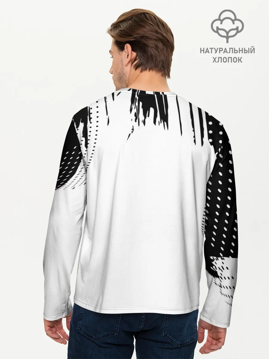 Мужской лонгслив базовый / Старшая Карасуно | Академия Шираторизава