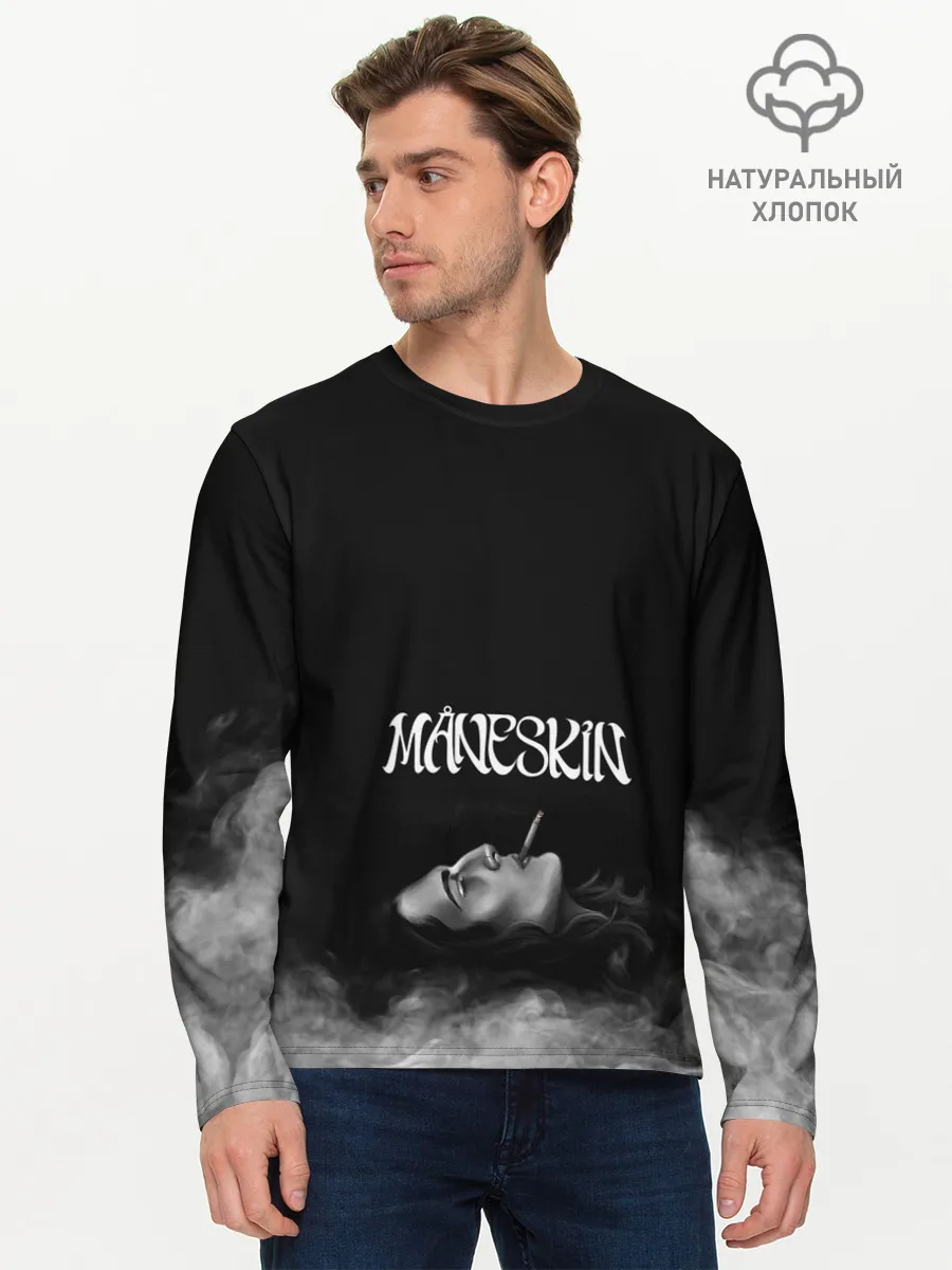 Мужской лонгслив базовый / Дамиано Давид | Монэскин