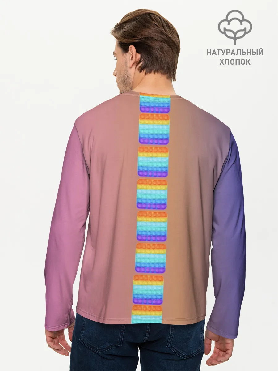 Мужской лонгслив базовый / Единороги уже не те