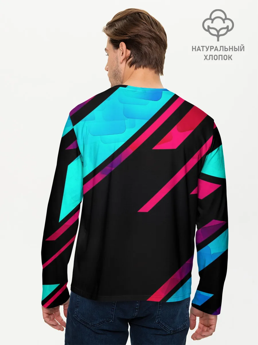 Мужской лонгслив базовый / NO GAME NO LIFE LOGO