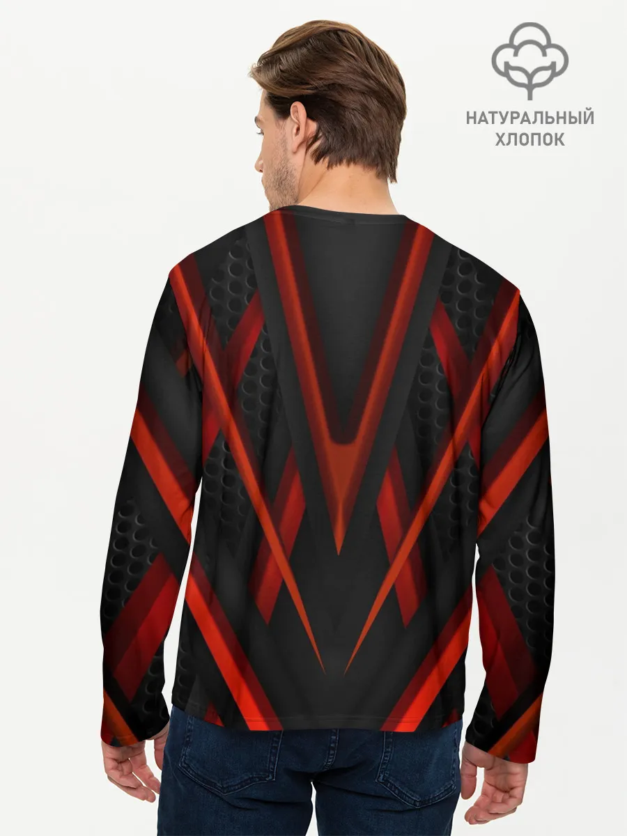 Мужской лонгслив базовый / СПОРТ ЛИНИИ 3D