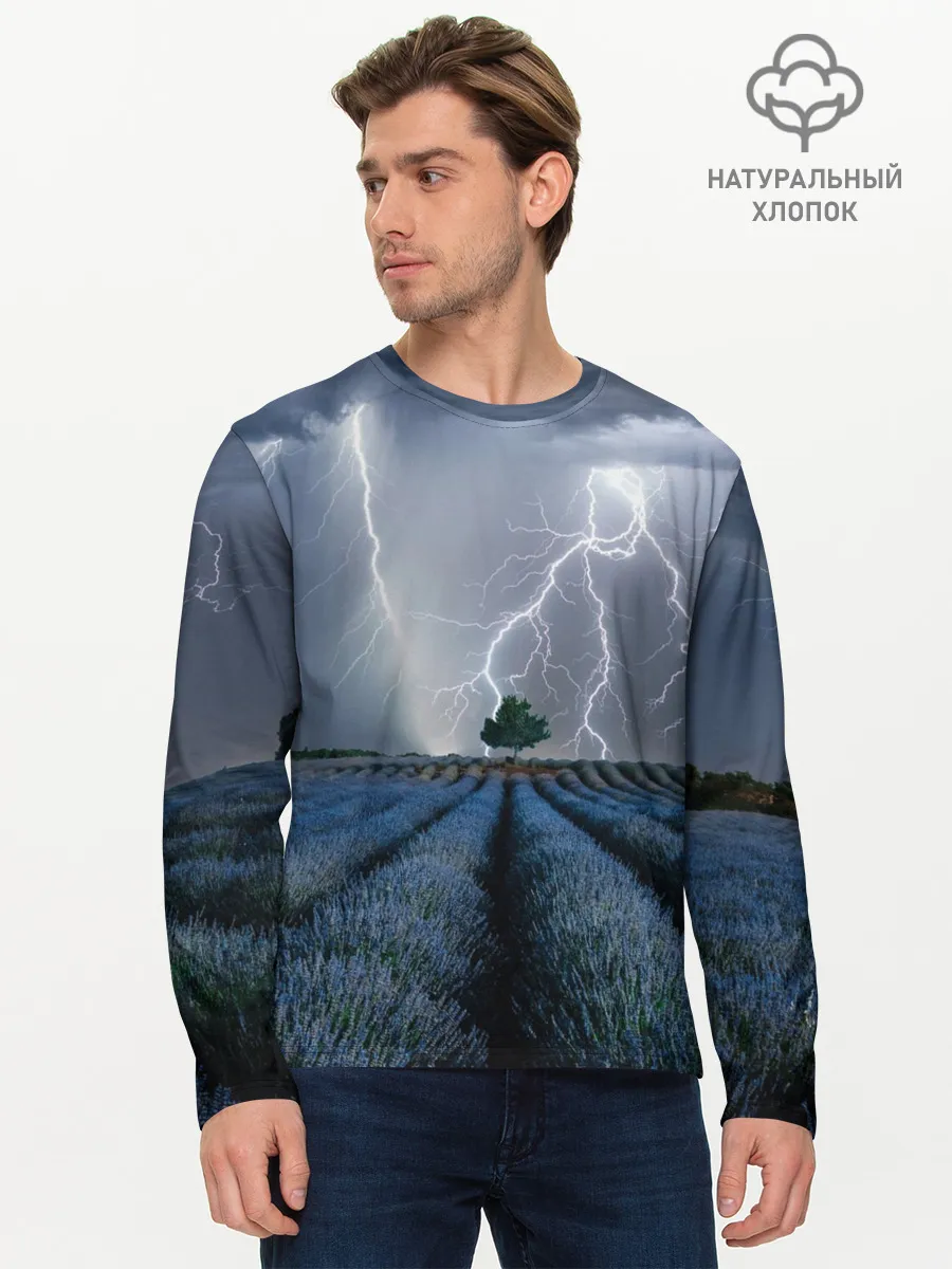 Мужской лонгслив базовый / Молнии