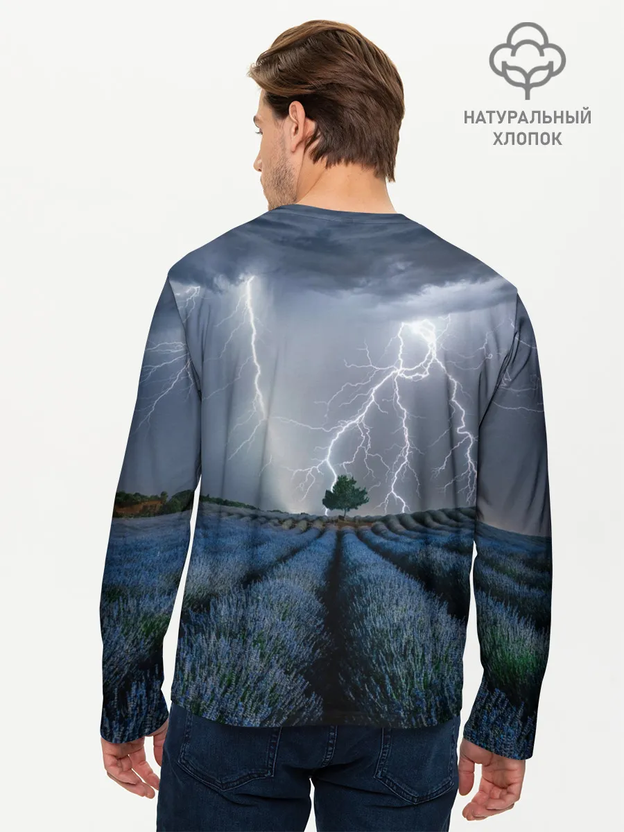 Мужской лонгслив базовый / Молнии
