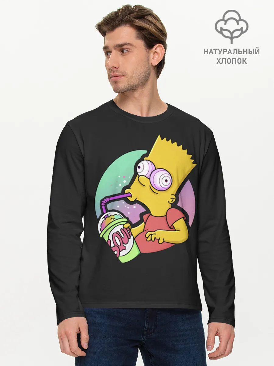 Мужской лонгслив базовый / Барт с содой