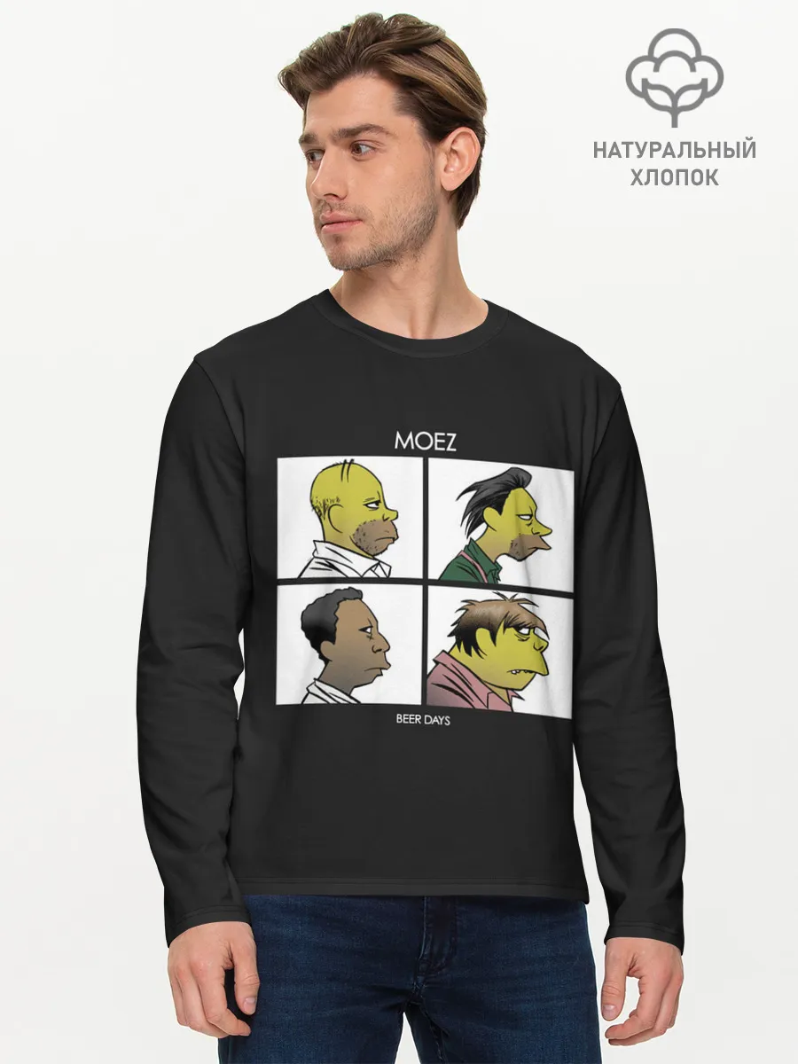 Мужской лонгслив базовый / Mozes band