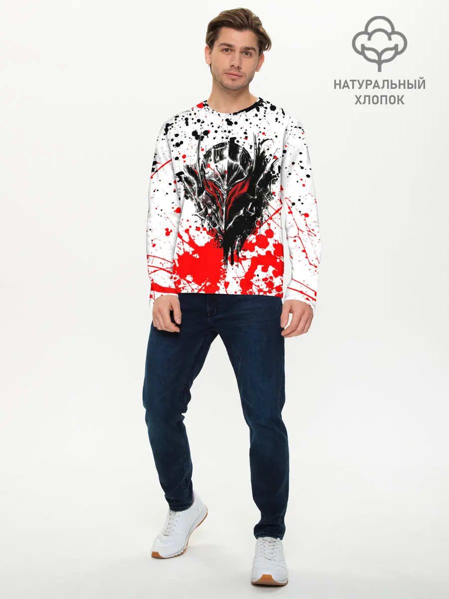 Мужской лонгслив базовый / Броня Берсерка.