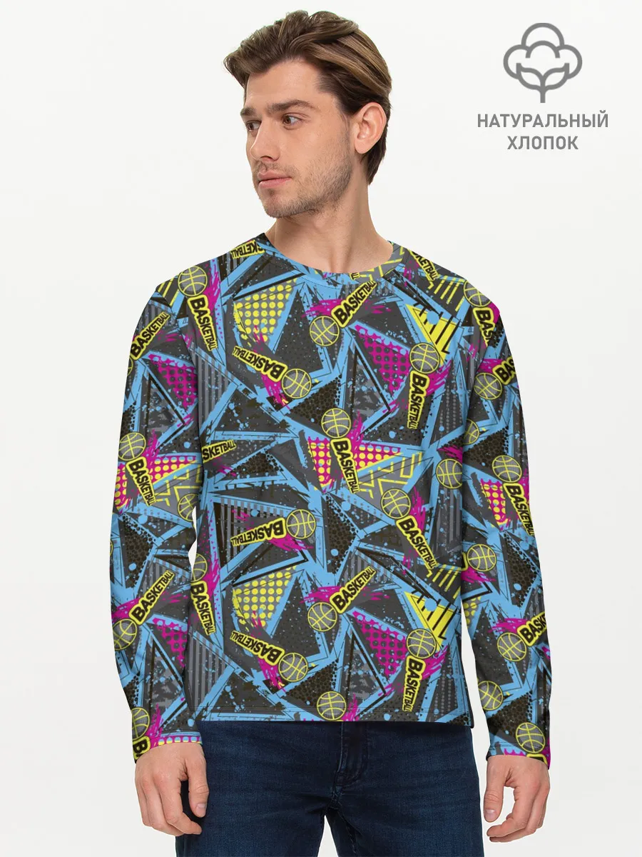Мужской лонгслив базовый / BASKETBALL