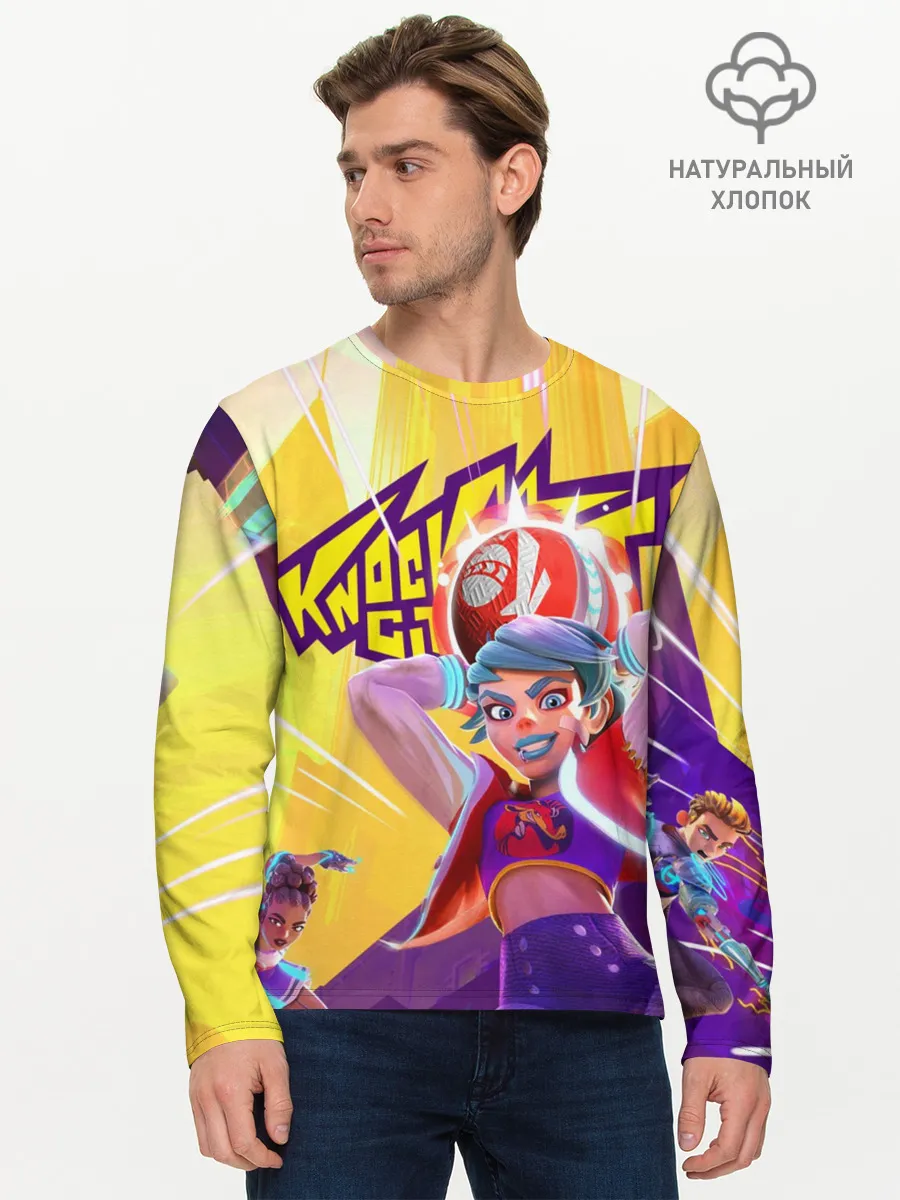 Мужской лонгслив базовый / Knockout City