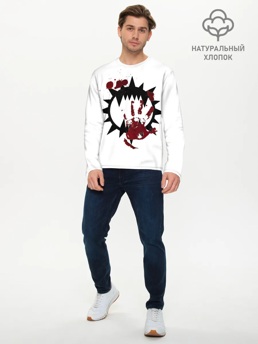 Мужской лонгслив базовый / Пожиратели миров