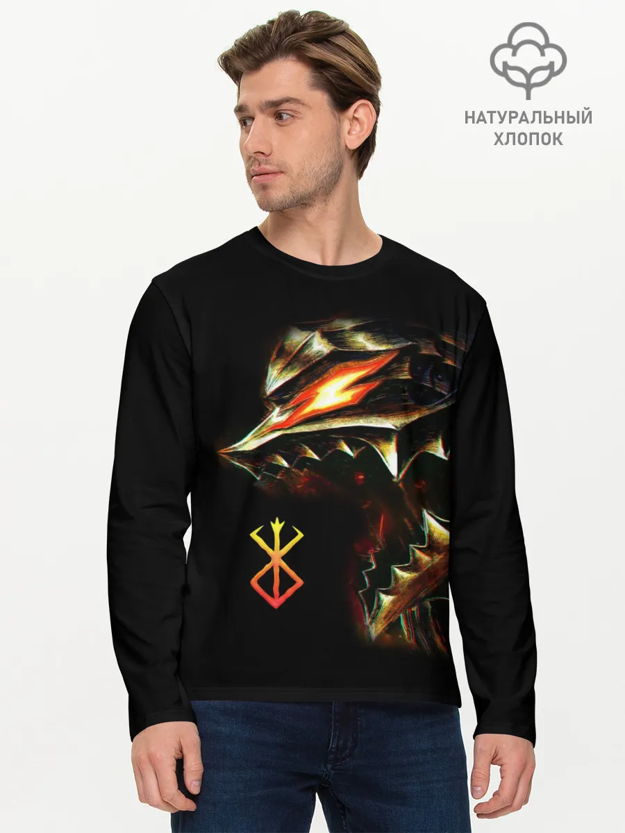 Мужской лонгслив базовый / BERSERK logo