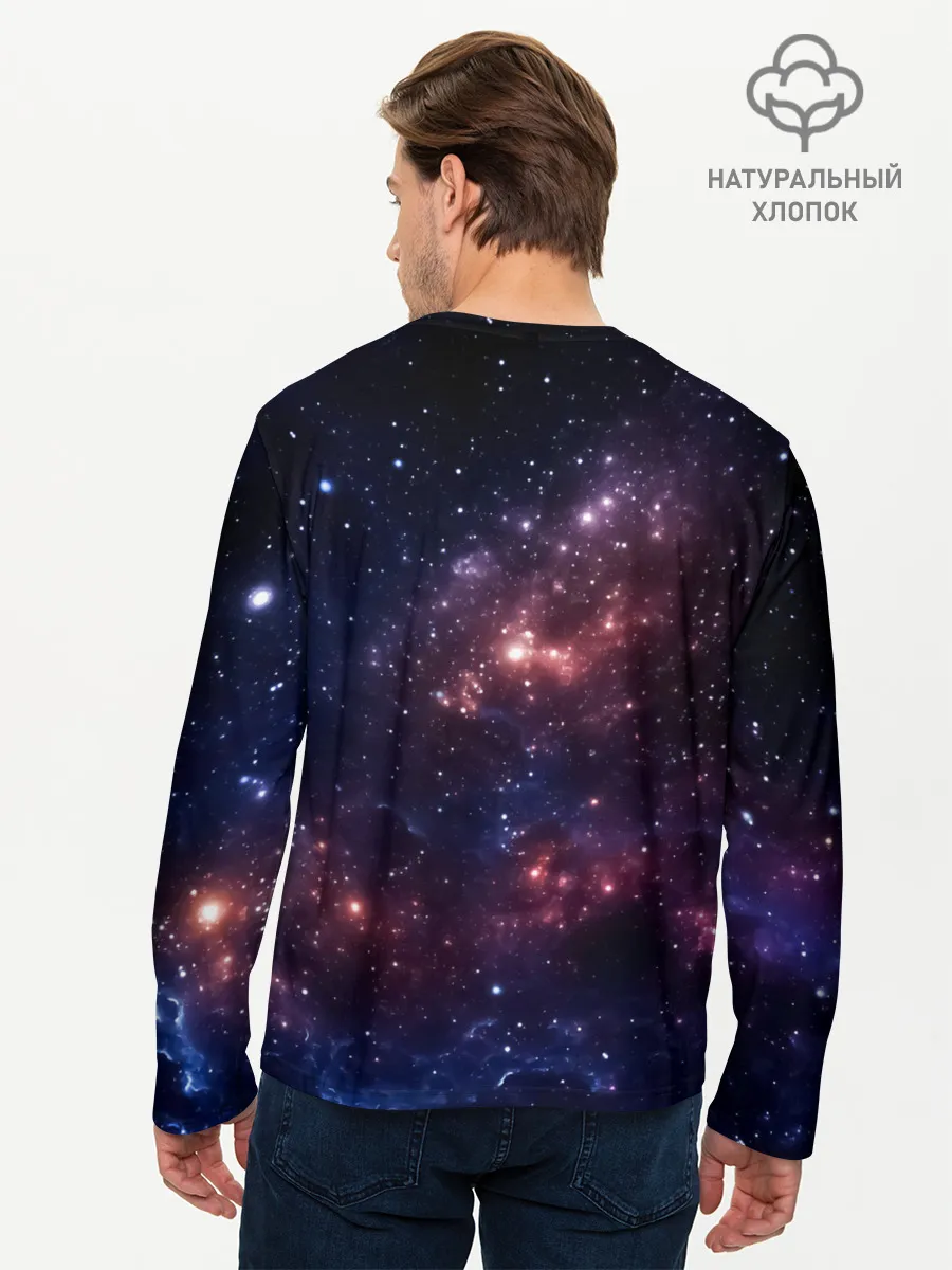 Мужской лонгслив базовый / Космический Тобио Кагеяма Haikyuu!!