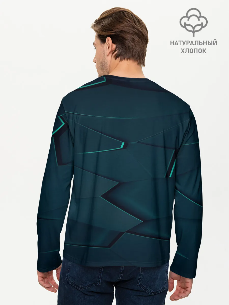 Мужской лонгслив базовый / GEOMETRY