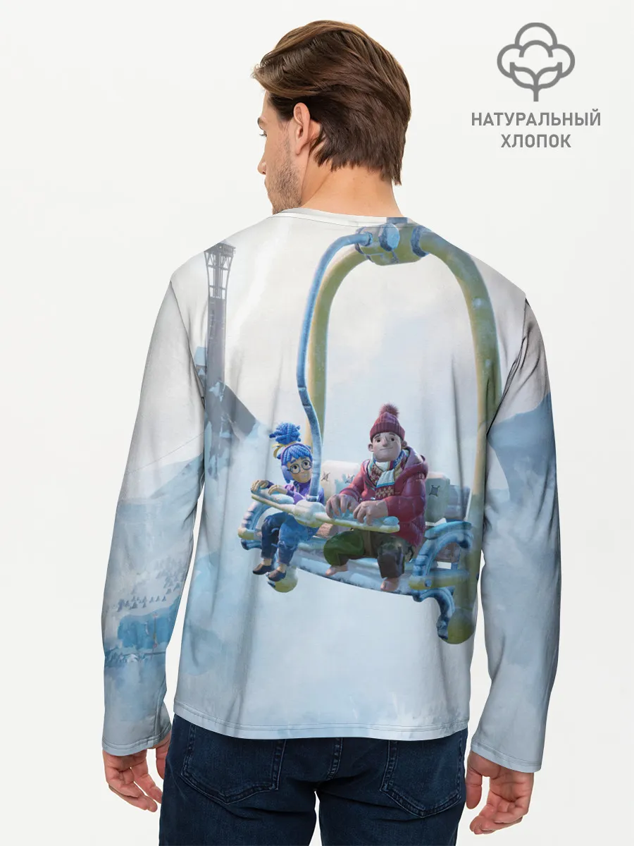 Мужской лонгслив базовый / It Takes Two Коди и Мэй