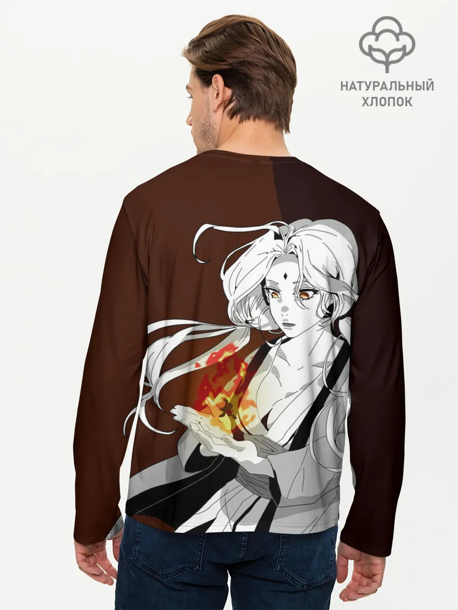 Мужской лонгслив базовый / Цунаде