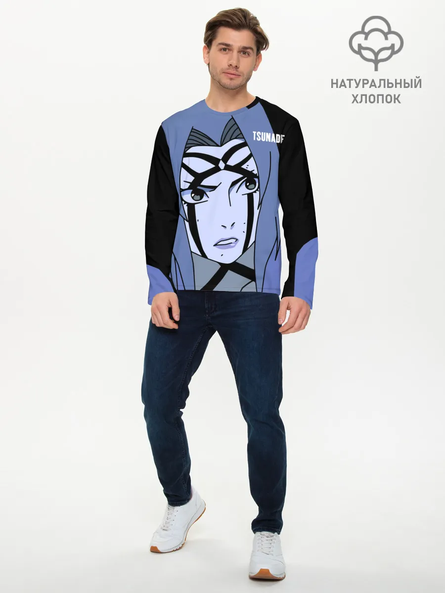 Мужской лонгслив базовый / Цунаде