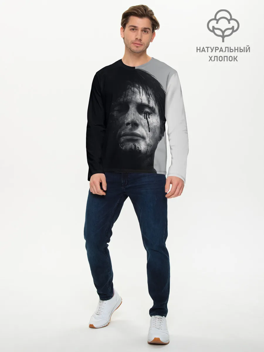 Мужской лонгслив базовый / Death Stranding | Cliff