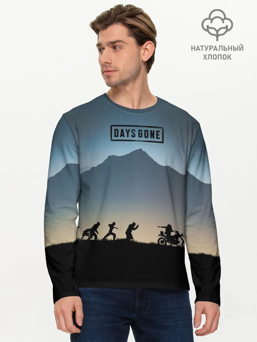 Мужской лонгслив базовый / Days Gone