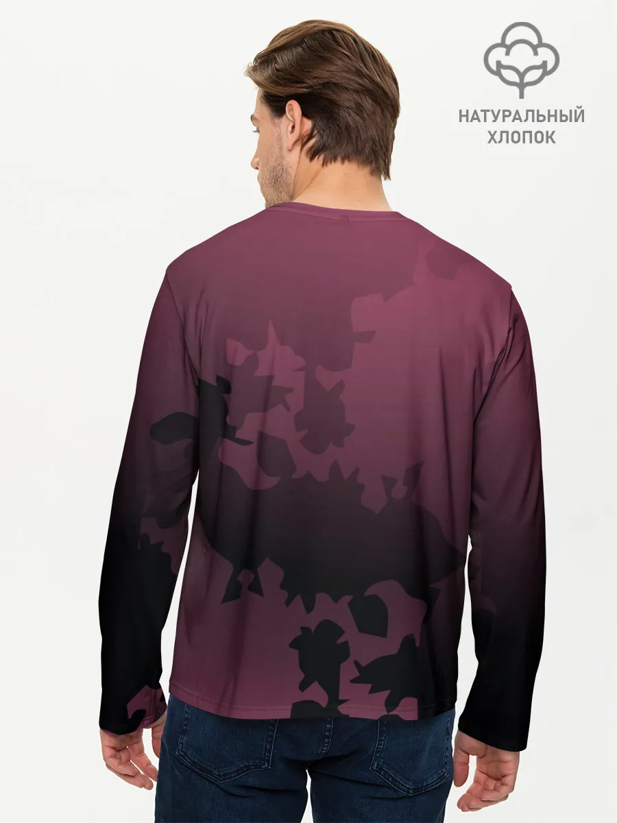 Мужской лонгслив базовый / Клинок, рассекающий демонов