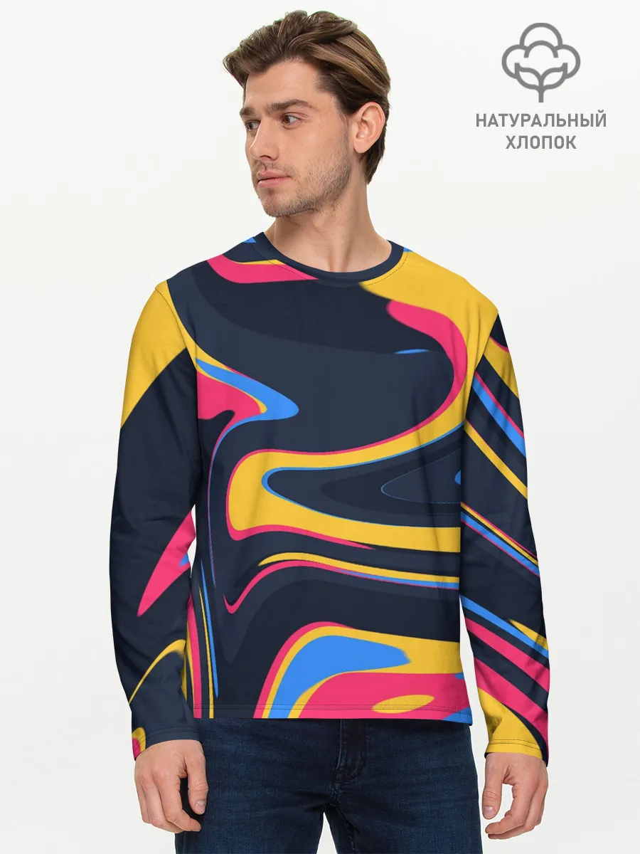 Мужской лонгслив базовый / Color Mix