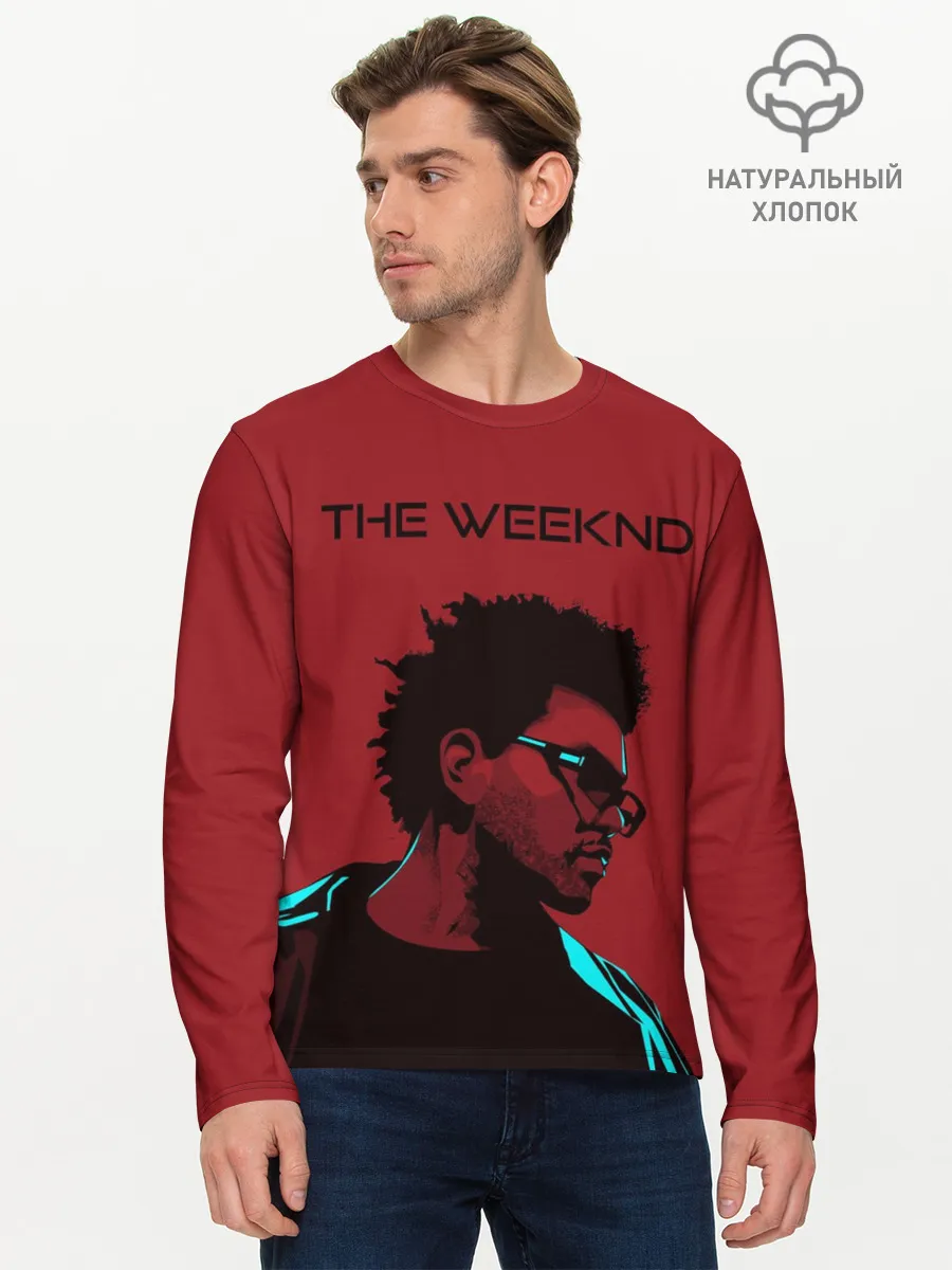 Мужской лонгслив базовый / the weeknd