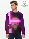Мужской лонгслив базовый / The Weeknd - Blinding Lights