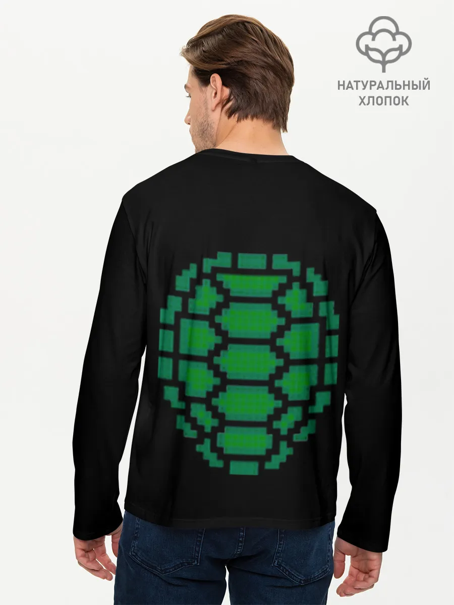 Мужской лонгслив базовый / Черепашки Manhatten Project