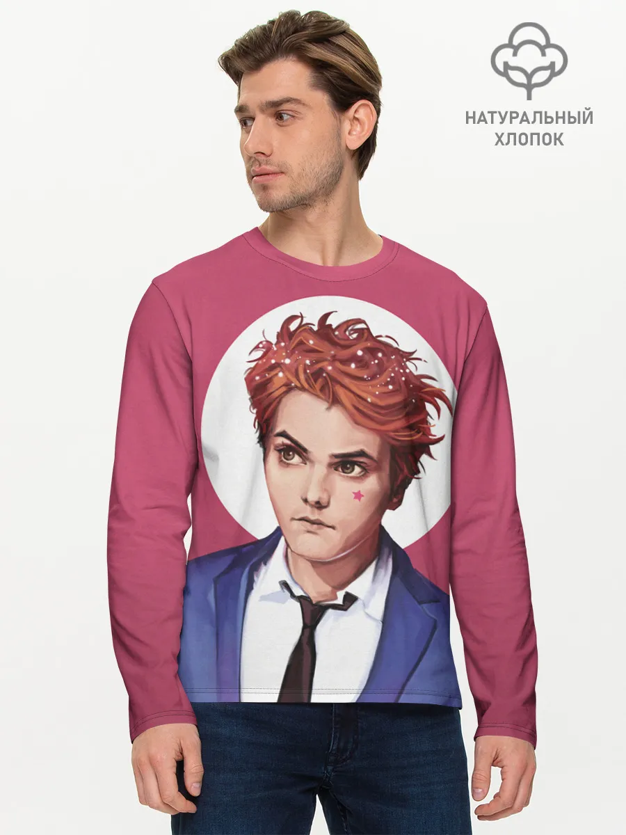 Мужской лонгслив базовый / Уэй