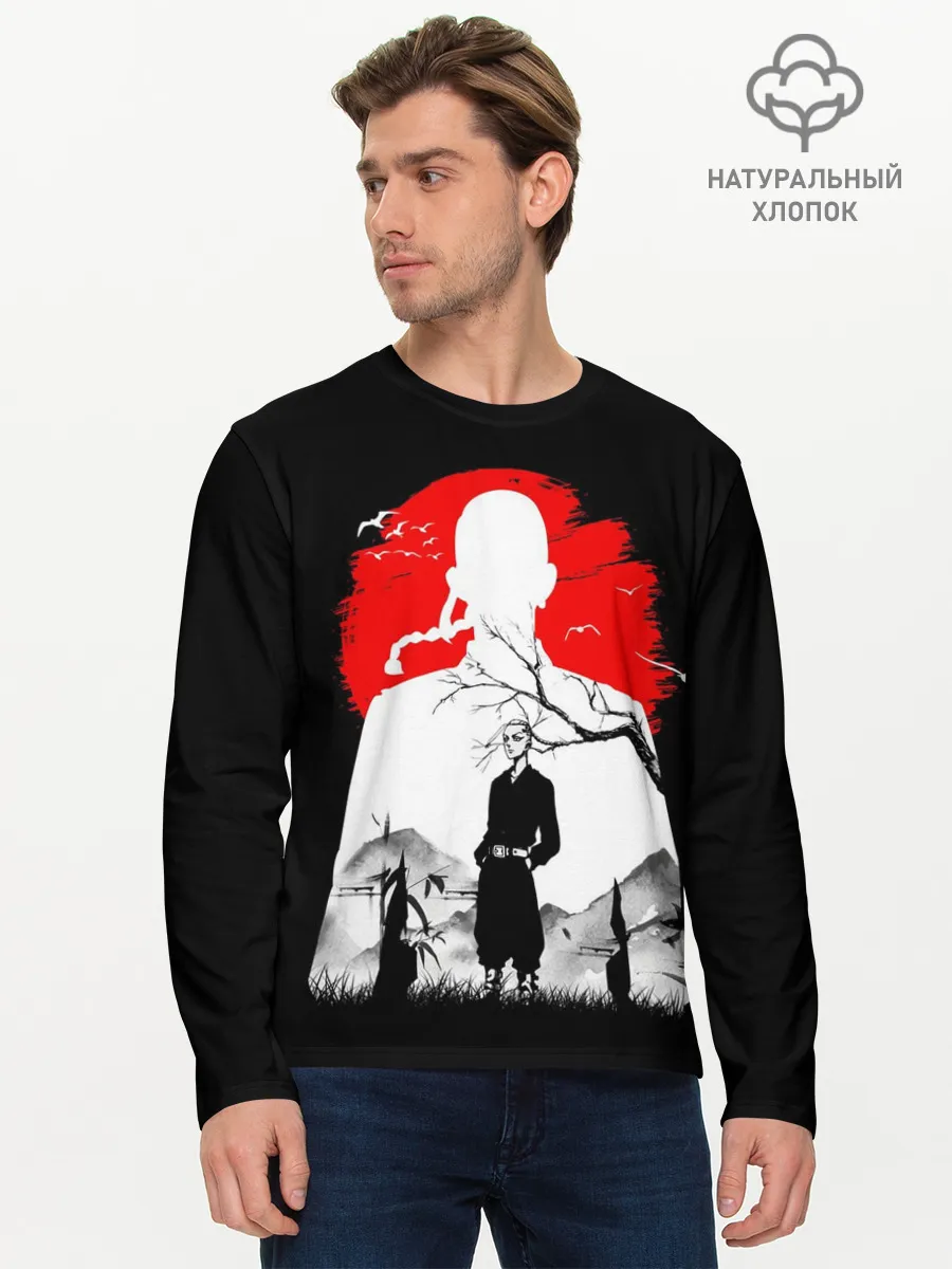 Мужской лонгслив базовый / Кэн Рюгудзи Токийские мстители