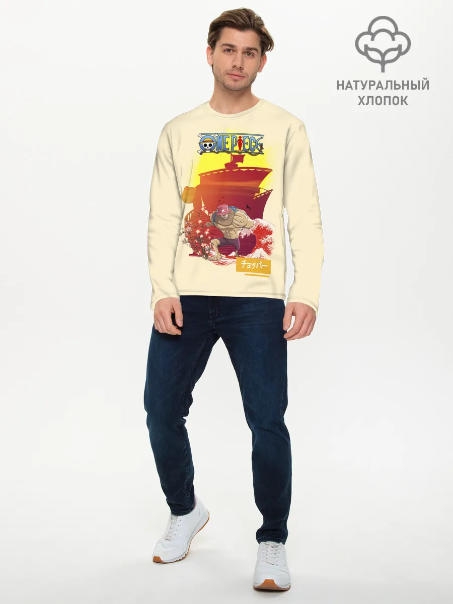 Мужской лонгслив базовый / Тони Тони Чоппер | One Piece