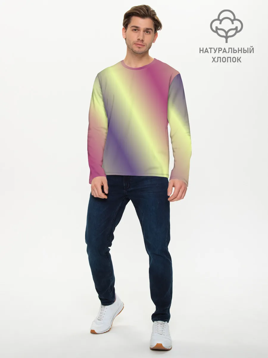 Мужской лонгслив базовый / Настроение