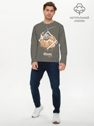 Мужской лонгслив базовый / Нашибира