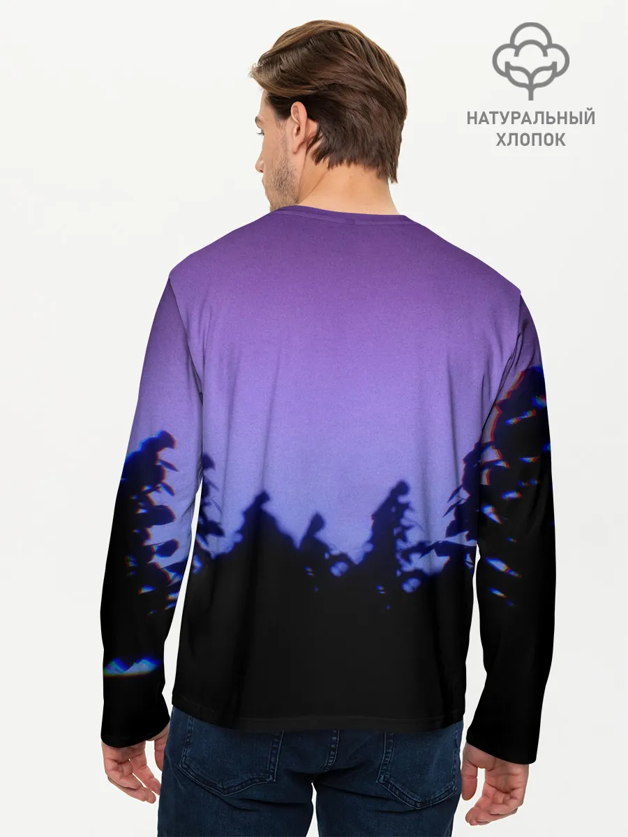 Мужской лонгслив базовый / СИРЕНОГОЛОВЫЙ ГЛИТЧ