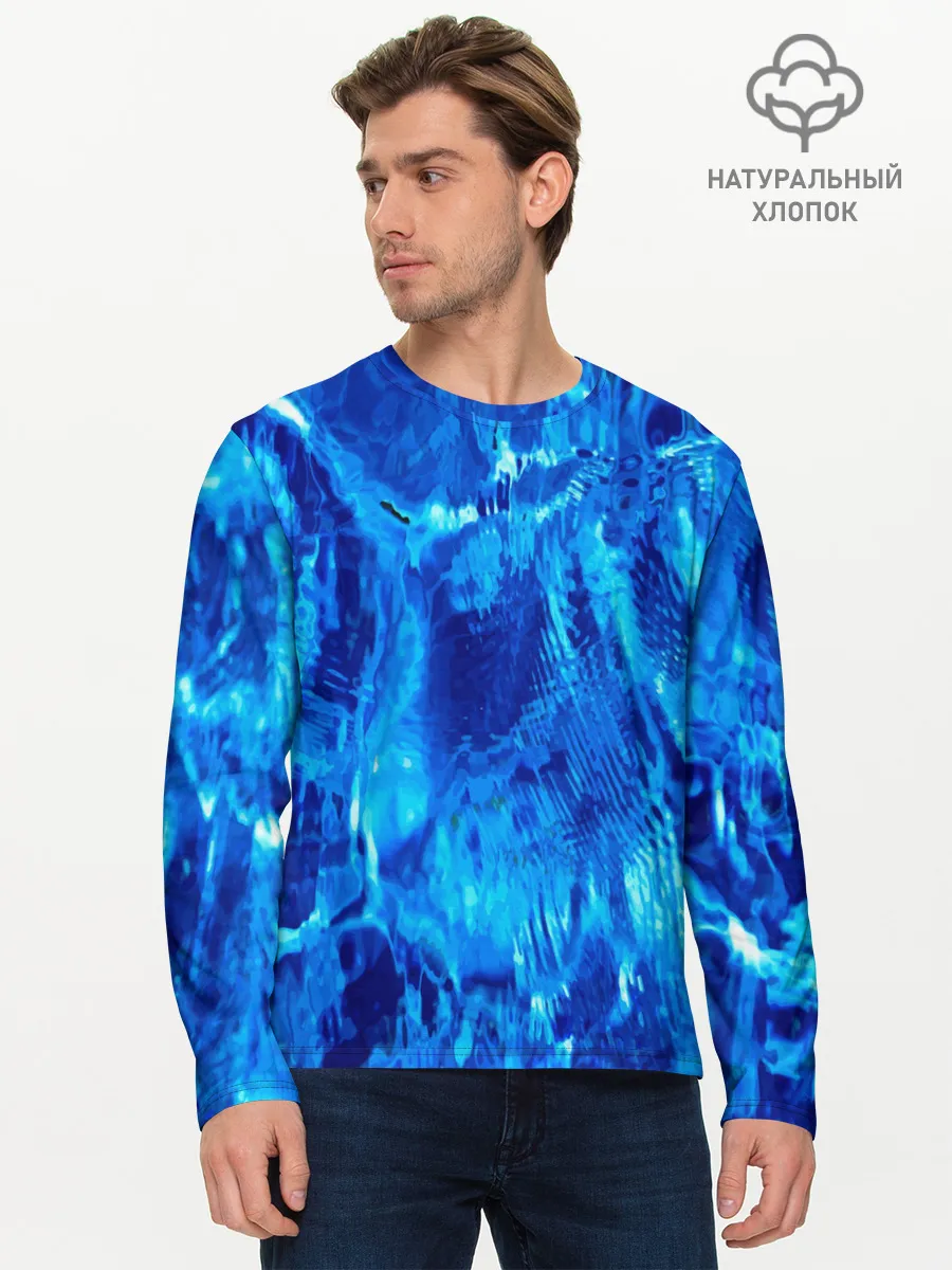 Мужской лонгслив базовый / Жаркая Пустыня