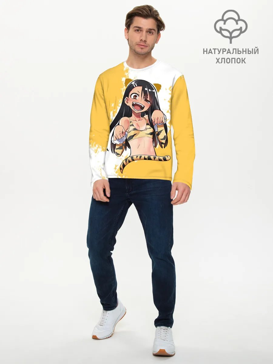 Мужской лонгслив базовый / Nagatora Tigra